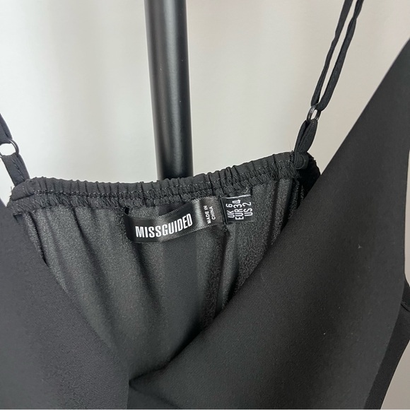 NWOT Black Cowl Neck Bodysuit - Picture 2 of 2